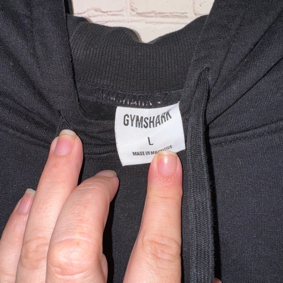 GYMSHARK Cropped Logo Hoodie, size Large - Picture 7 of 9